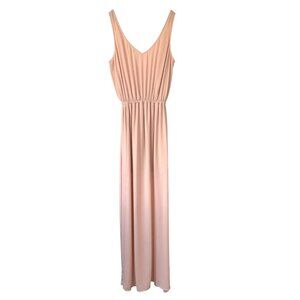 Show Me Your Mumu Kendall Soft Pink Sleeveless Full Length Dress Large